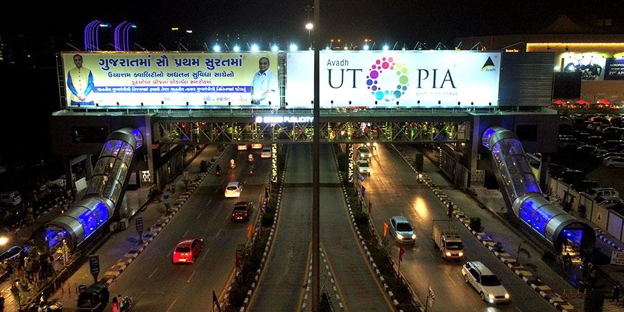 Surat OOH landscape adds more than 10 FOBs - 2019 - Shah Publicity